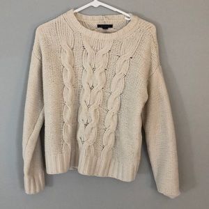 XS  white american eagle sweater